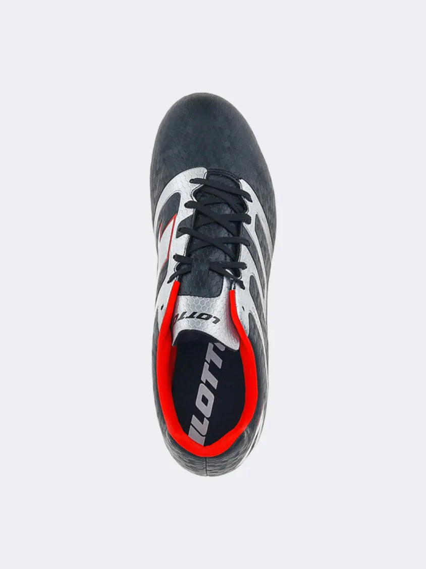 park play Repeat customers Lotto Maestro 700 Fg Men Football Shoes Black/Silver/Red