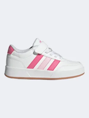 Adidas Breaknet 3.0 Ps-Girls Sportswear Shoes Cloud White/Pink Classic Chic Winter Chill