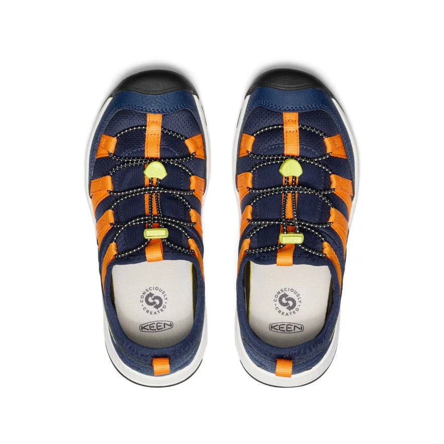 Big Kids' Motozoa Sneaker  |  Naval Academy/Bright Marigold Long Walk
