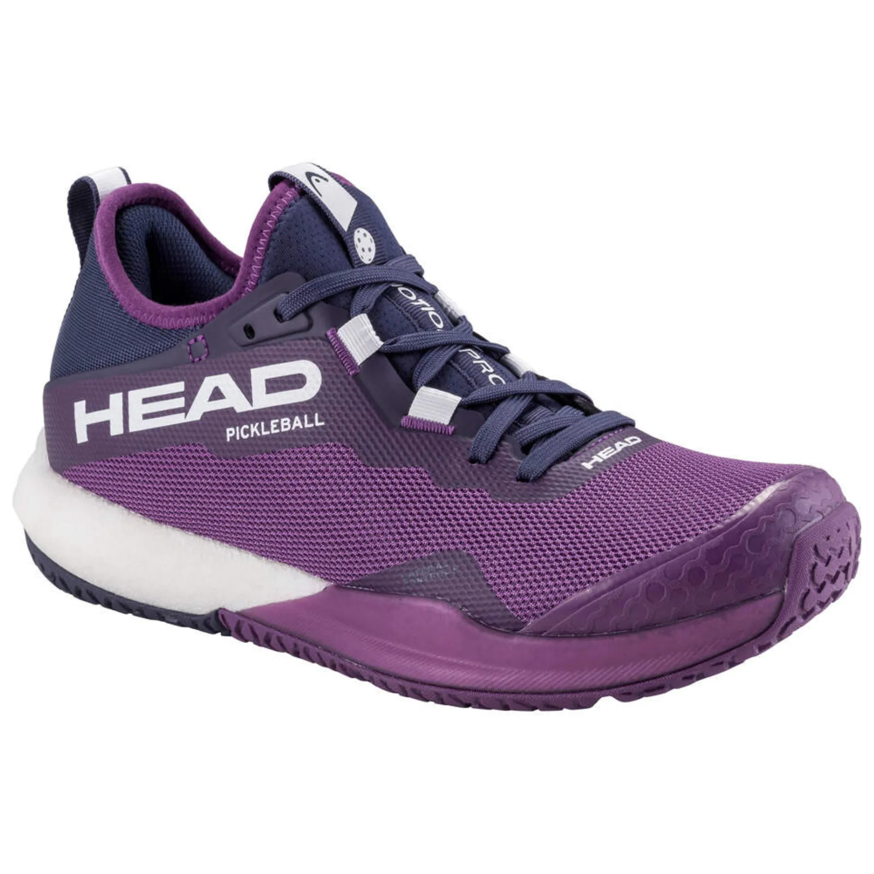 Head Motion Pro Pickleball Women Shoes - Plum / White Smooth Motion Active Wear