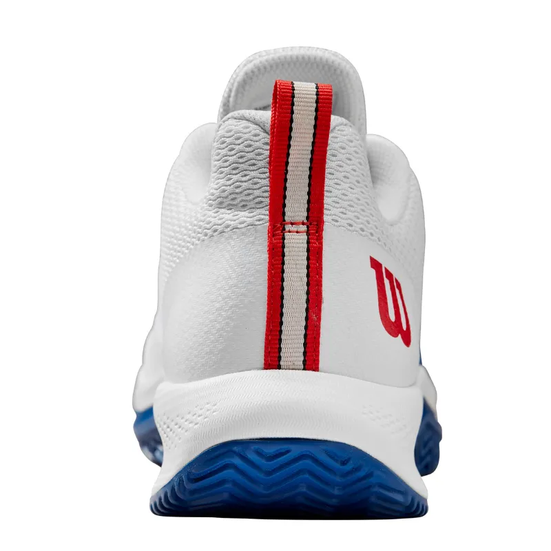 Wilson Rush Pro Lite Men Tennis Shoes - White/Blue Training