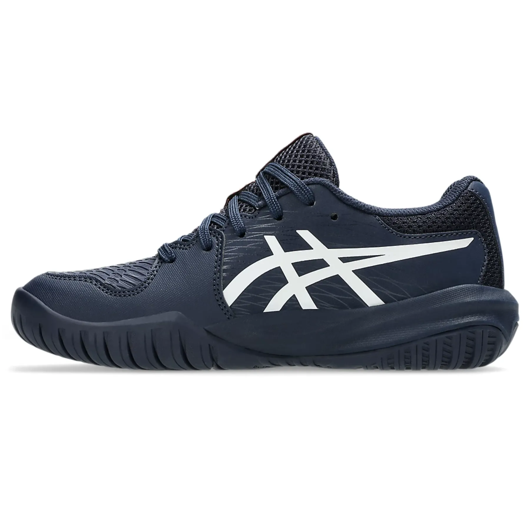 Everyday Use Recreational Use Asics Gel Resolution X Grade School Junior Tennis Shoes - Midnight/White