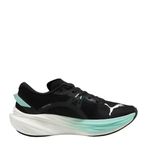 PUMA Women's Deviate NITRO 3 Running Shoes in PUMA Black/Mint Melt AW25 buckle shoes