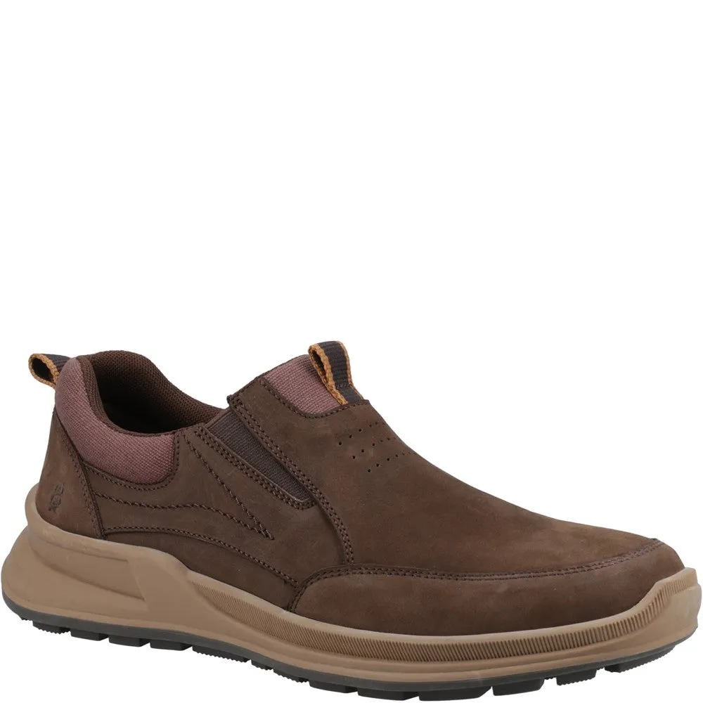 Brown Arthur Slip On Shoes Sleek Design Path Strong