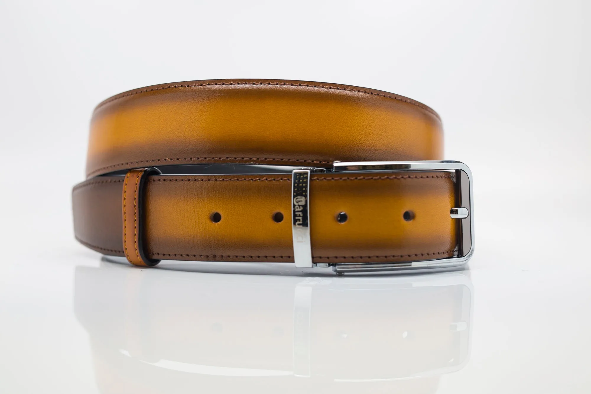 Guest Style Burnished Calfskin Monkstrap Cognac