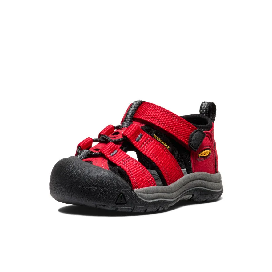 Comfortable to wear Toddlers' Newport H2  |  Ribbon Red/Gargoyle