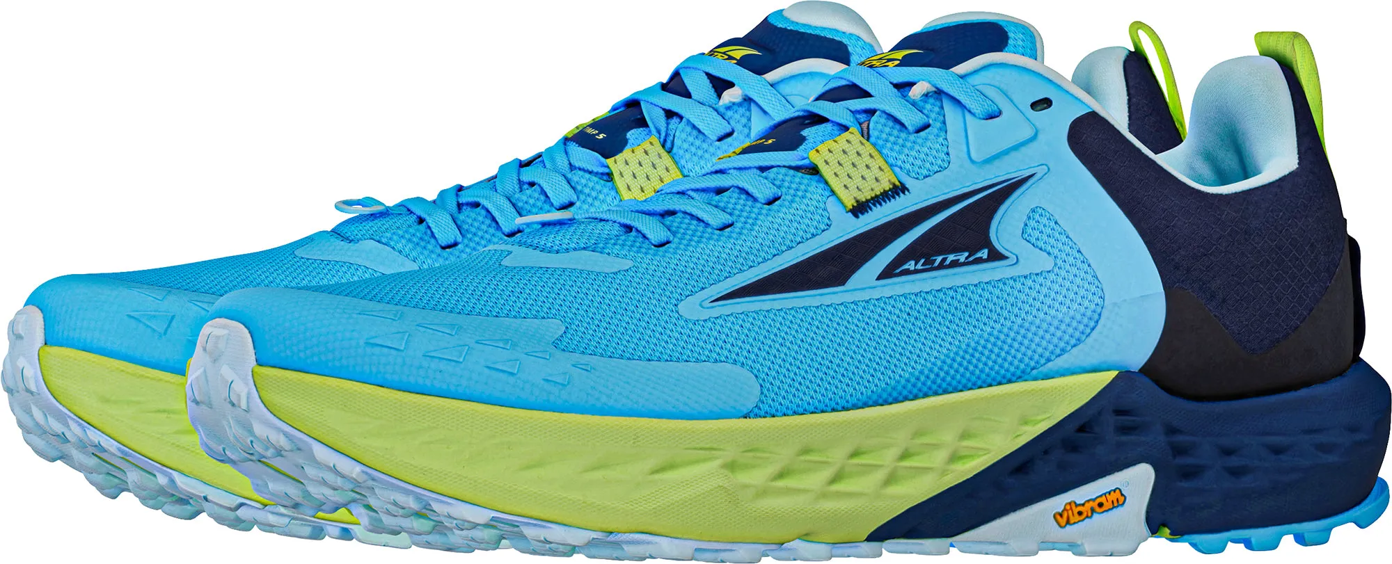 Altra Timp 5 Mens Trail Running Shoes - Blue Fitness Friendly Controlled Steps