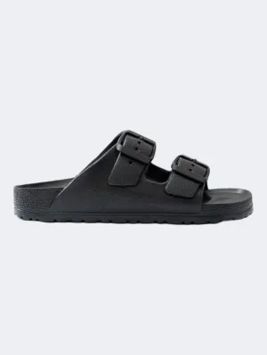 Long Move Tech Knit Ateneo 01 Sea Ps-Boys Beach Slippers Black