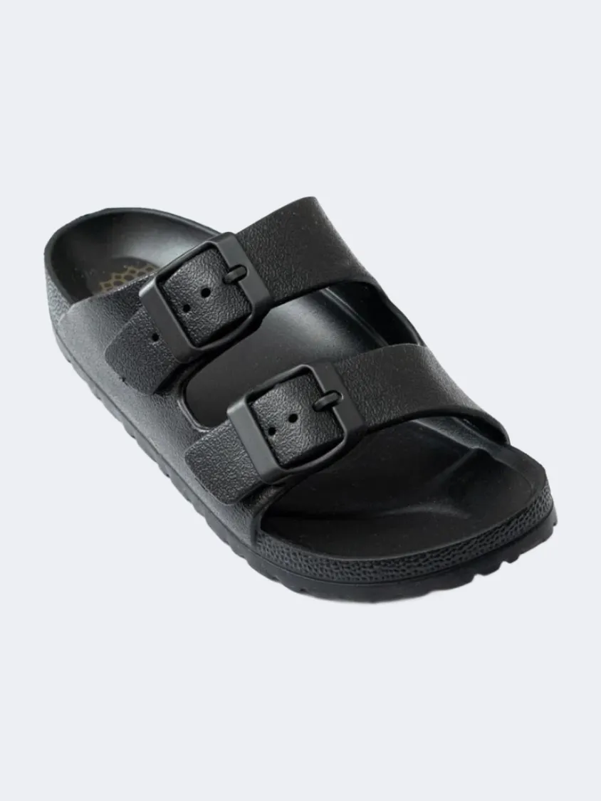 Ateneo 01 Sea Ps-Boys Beach Slippers Black Island Step Queen Fit
