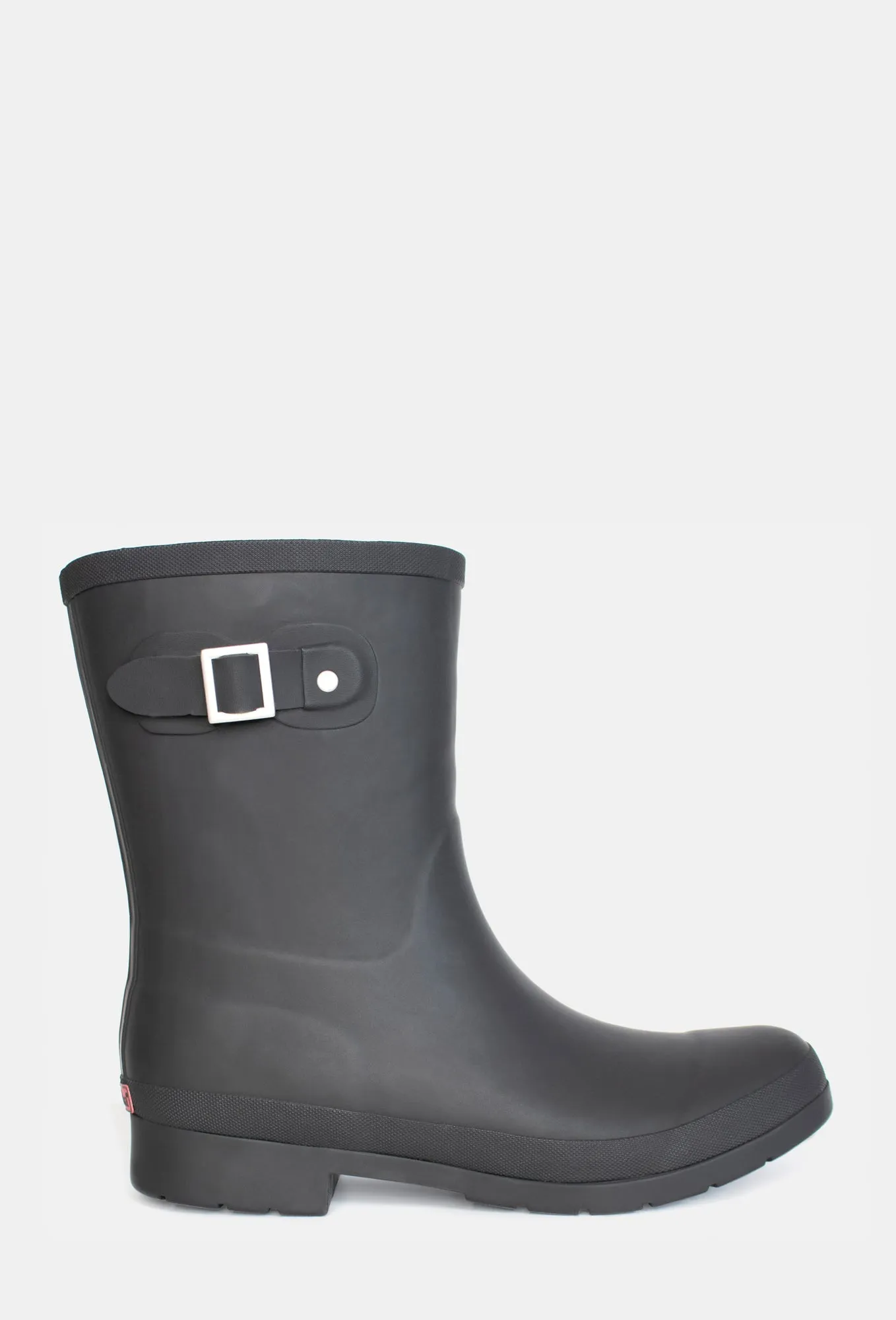 Comfortable Design Chilly Day Boots DELRIDGE MID RAIN BOOT - BLACK