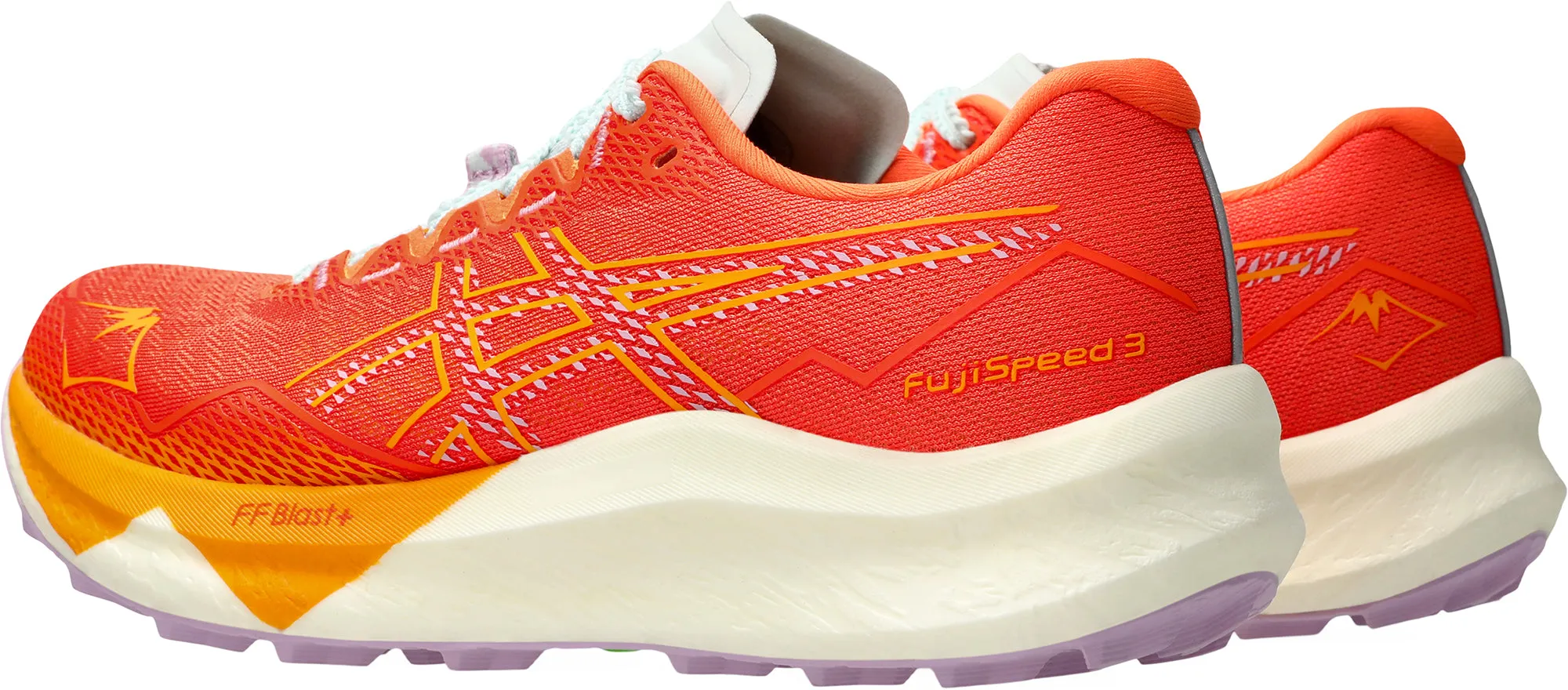 Workout Flex Asics FujiSpeed 3 Womens Trail Running Shoes - Orange