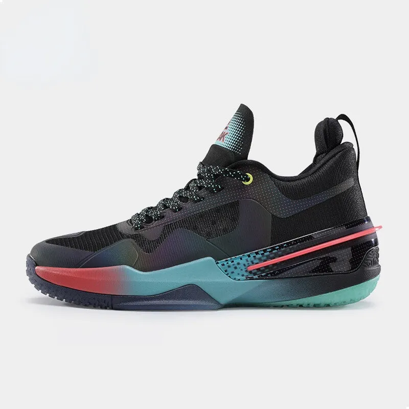 Micro Groove Flex Points PEAK FLASH 3.0 Basketball Shoes Men TAICHI Sneakers Black Blue
