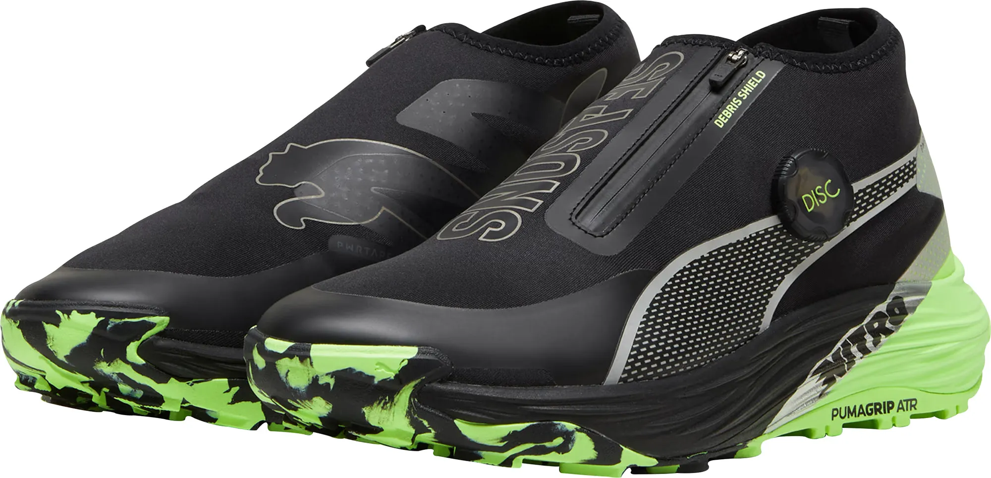 Puma Voyage Nitro 3 Disc Womens Trail Running Shoes - Black Comfort Cushion