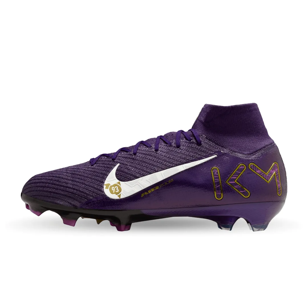 Zoom Mercurial Superfly 10 Elite FG Kylian Mbappe (FQ8692-500) Flexible Construction