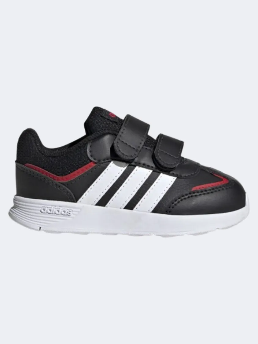 Adidas Tensaur Switch Cf Infant-Boys Sportswear Shoes Black/White/Scarlet Surf Step Gym Life