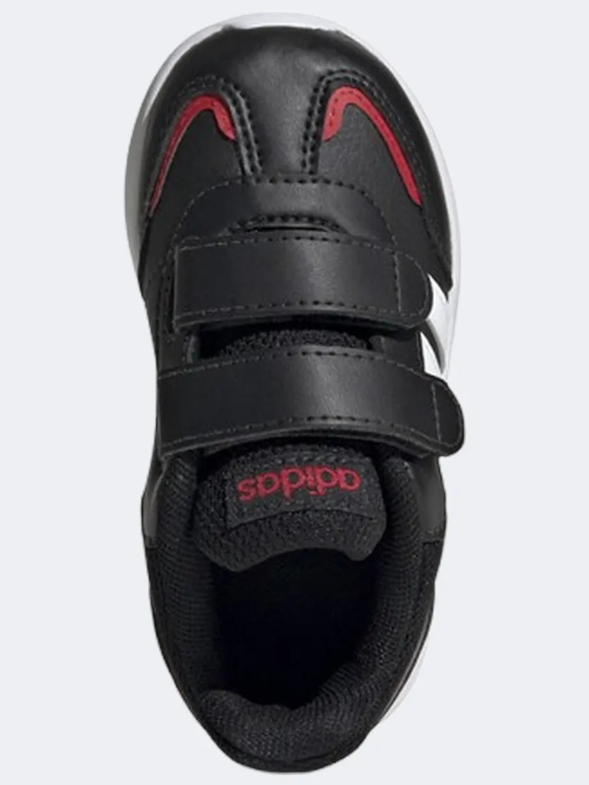 Match All Adidas Tensaur Switch Cf Infant-Boys Sportswear Shoes Black/White/Scarlet