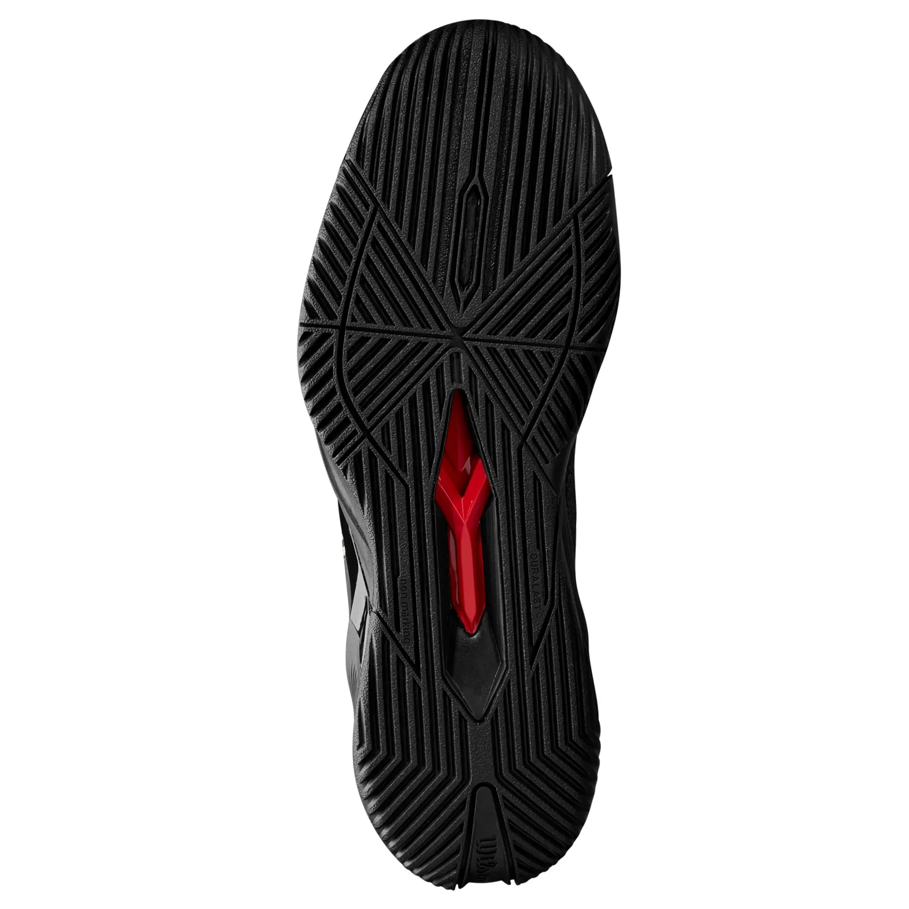 Wilson Rush Pro Extra Duty Mens Tennis Shoes - Black Stretchable Road Friendly
