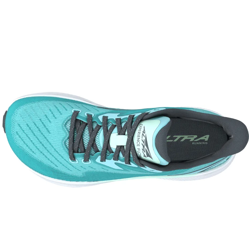 Altra Women's Experience Flow Running Shoes in Teal SS25 zigzag - design shoes