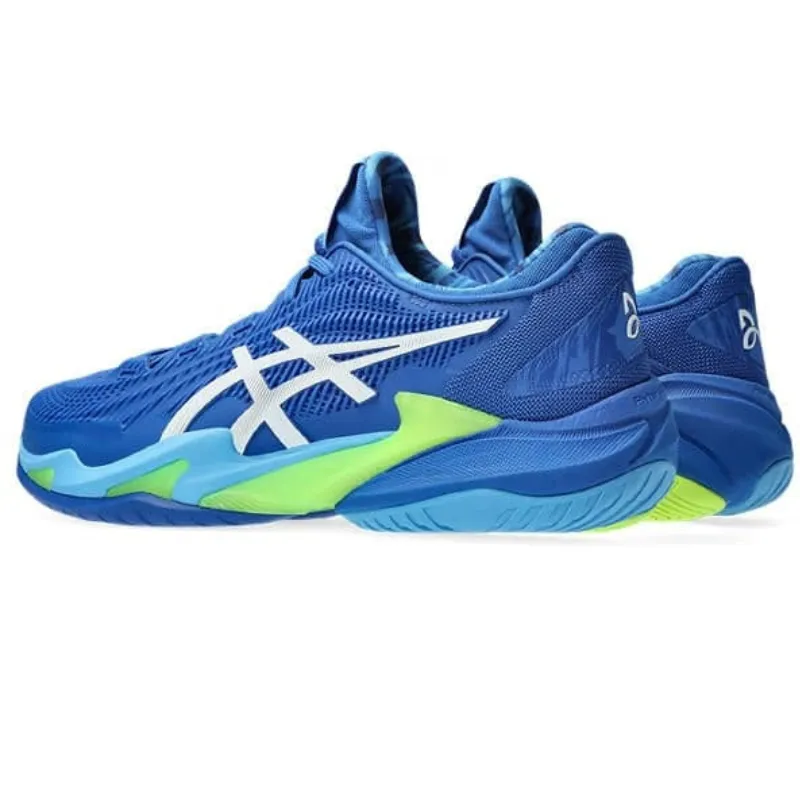 Asics Court FF 3 Novak Mens Tennis Shoes  - Tuna Blue/White Cushion Sole
