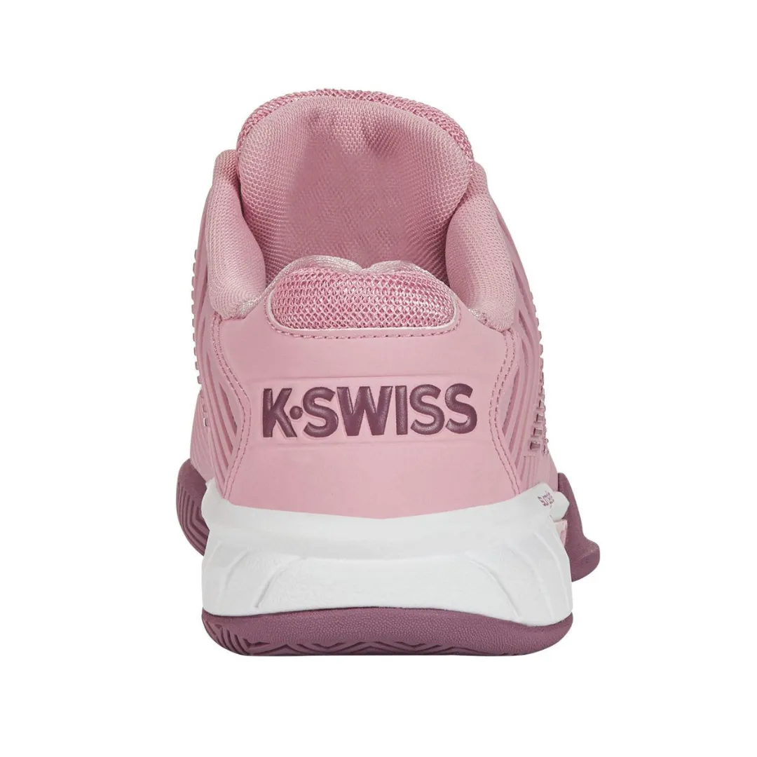 Flexible Sole K Swiss Hypercourt 2 AC Women Tennis Shoes - Pink/Grape/Orchid Haze