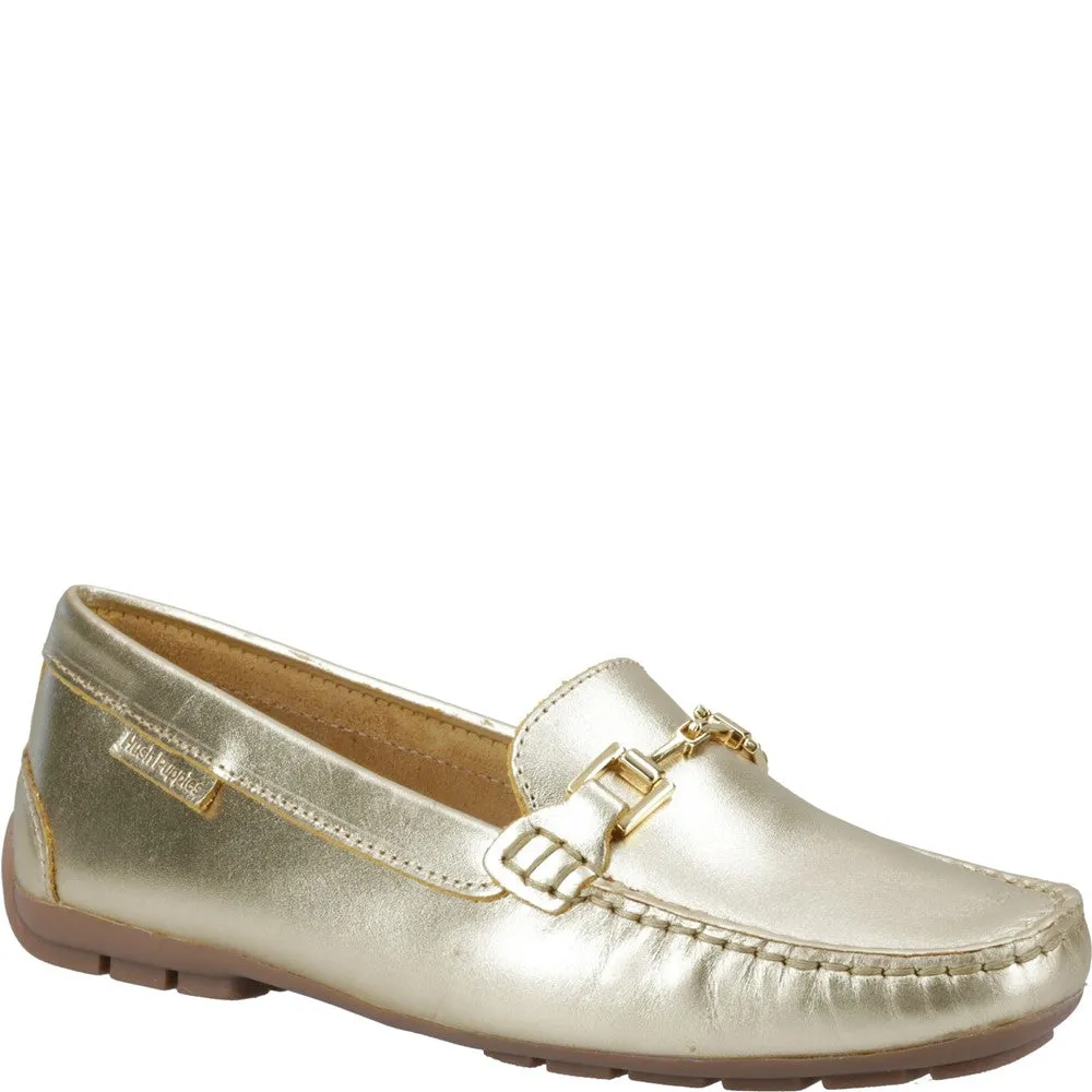 Simple Slip-on Comfort Gold Eleanor Loafers