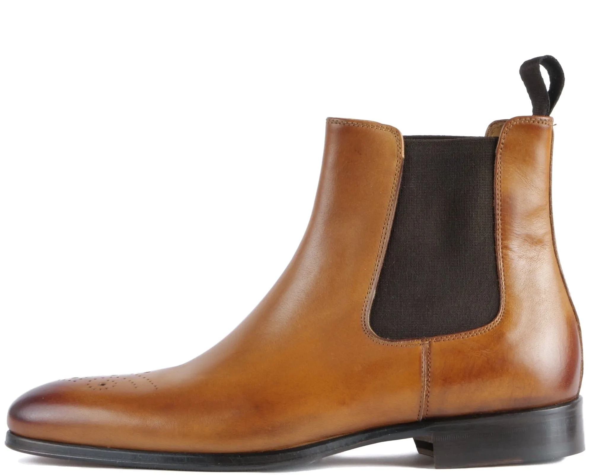 Quick Style Fix Style Essential Stirling Brogue Chelsea Light Tan