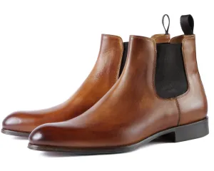 Minimalist Edge Milan Chelsea Boot Light Tan