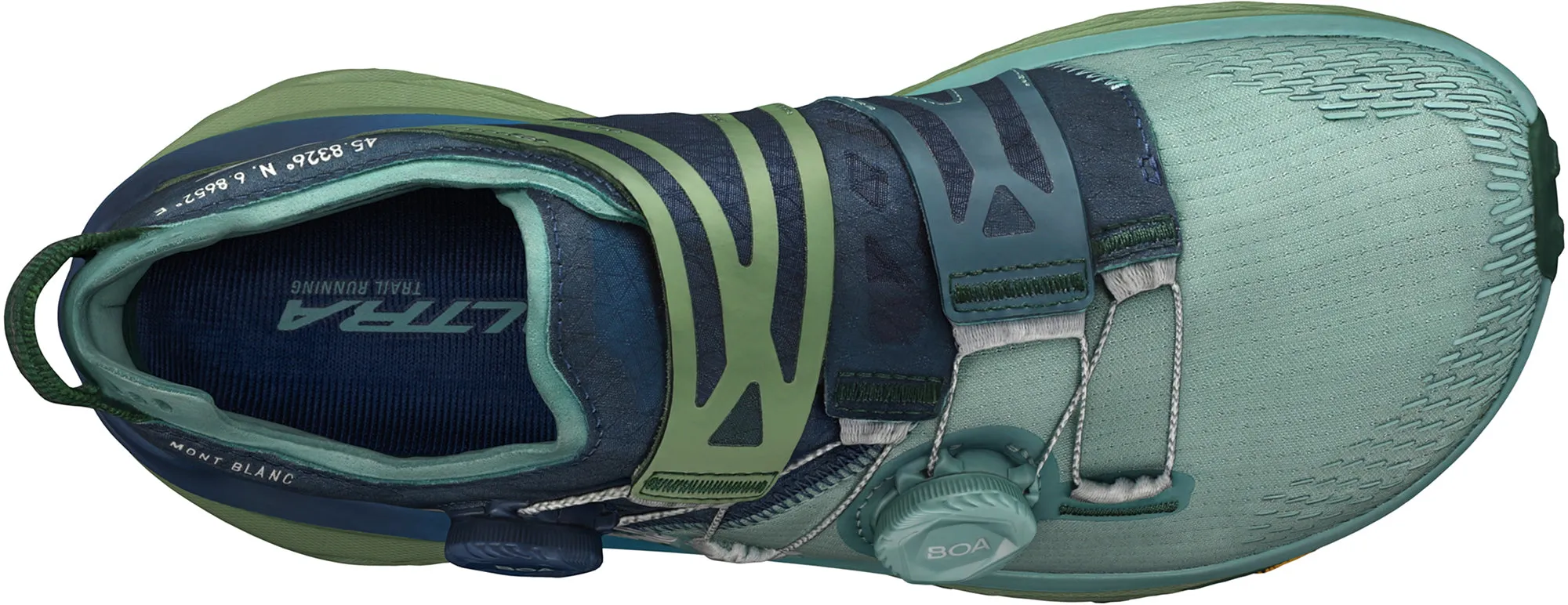 Mobility Exercise Altra Mont Blanc BOA Mens Trail Running Shoes - Blue