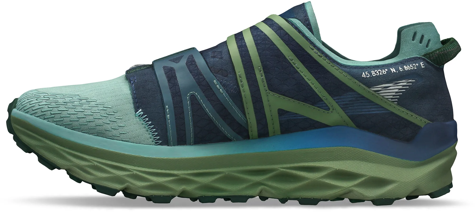 Altra Mont Blanc BOA Mens Trail Running Shoes - Blue Tread Grip