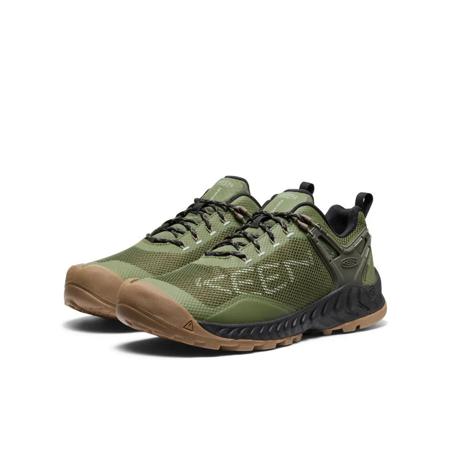 Cushion Pad Light Impact Men's NXIS EVO Waterproof Shoe  |  Bronze Green/Brindle