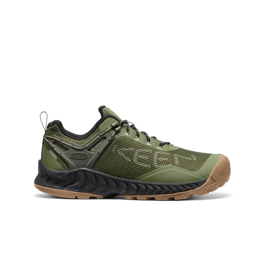 Lightweight Support Sport Enthusiast Men's NXIS EVO Waterproof Shoe  |  Bronze Green/Brindle