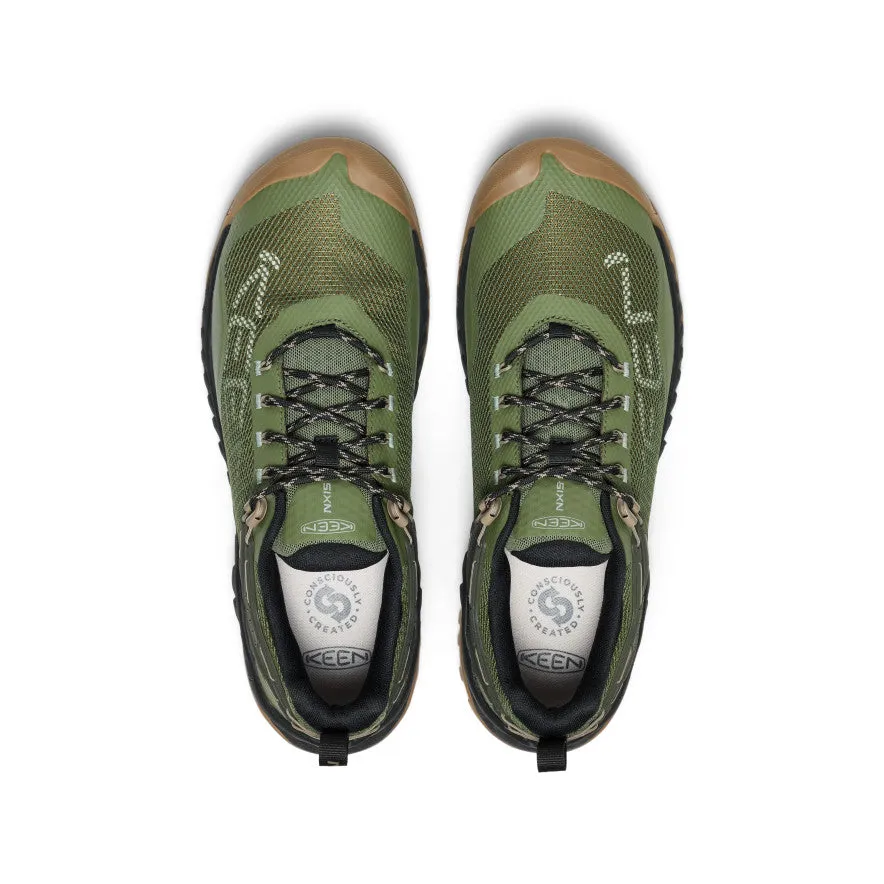 Denim Cool Short Trip Men's NXIS EVO Waterproof Shoe  |  Bronze Green/Brindle