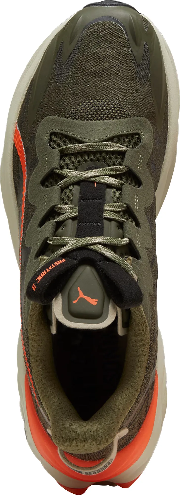 Puma Fast-Trac Nitro 3 Mens Trail Running Shoes - Green Lean Profile