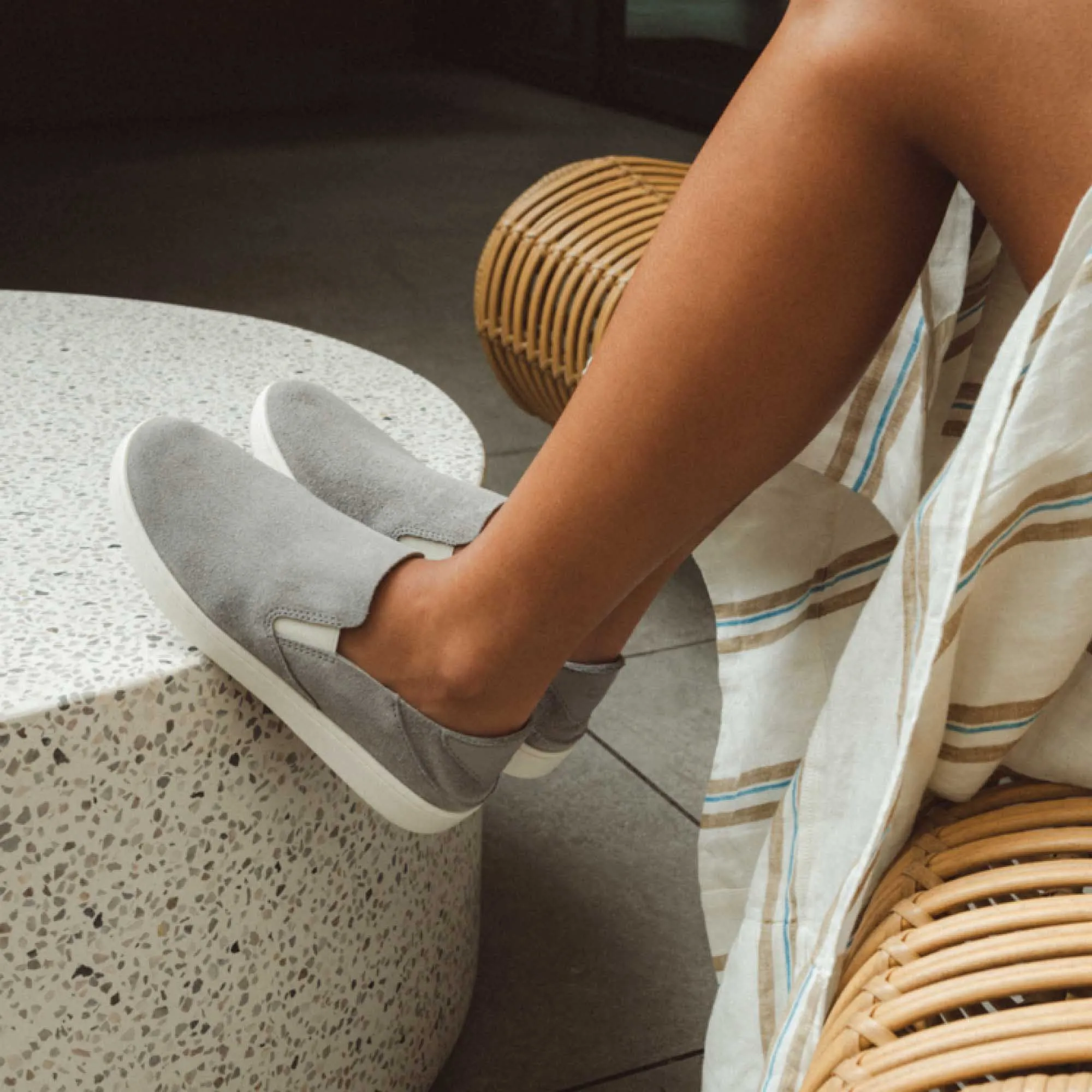 Pehuea Luxe - Ash Walk Fit Upper Soft Slip On