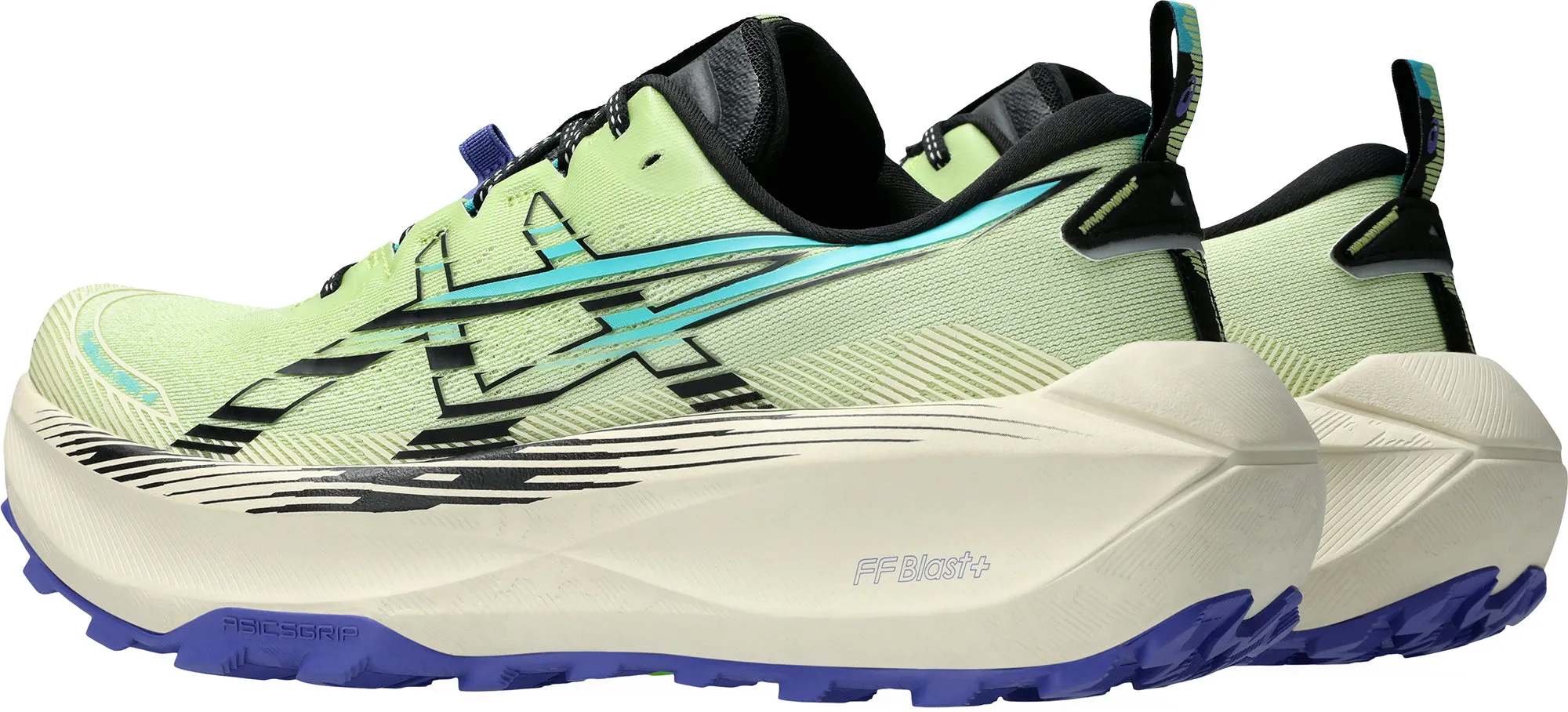 Asics Trabuco Max 4 Mens Trail Running Shoes - Green Toe guards add resilience to high-wear areas Materials are chosen for breathability and endurance