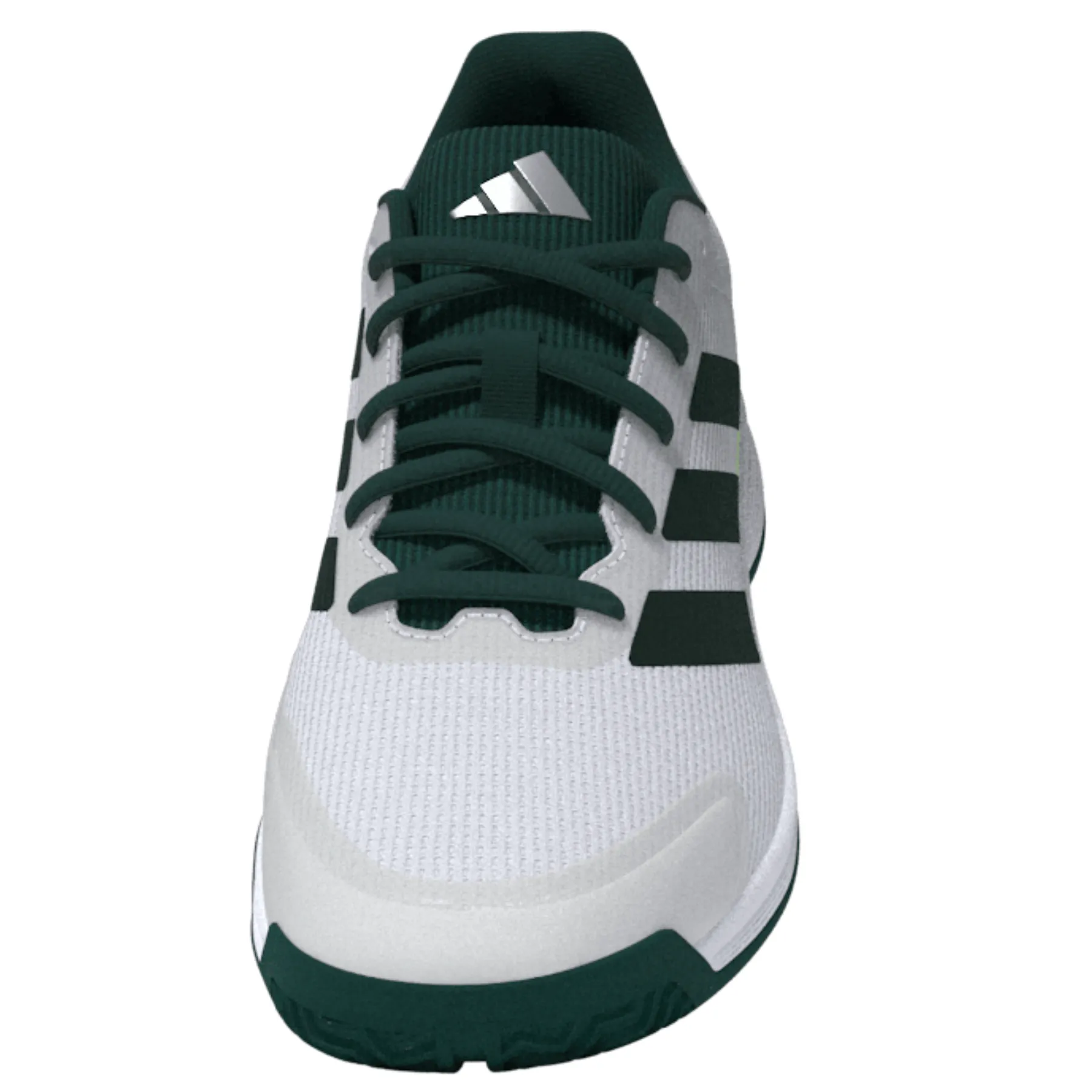 Adidas Ubersonic Junior Tennis Shoes - Pure Teal/Silver Metallic/ Lucid Lemon Cushioned Feel