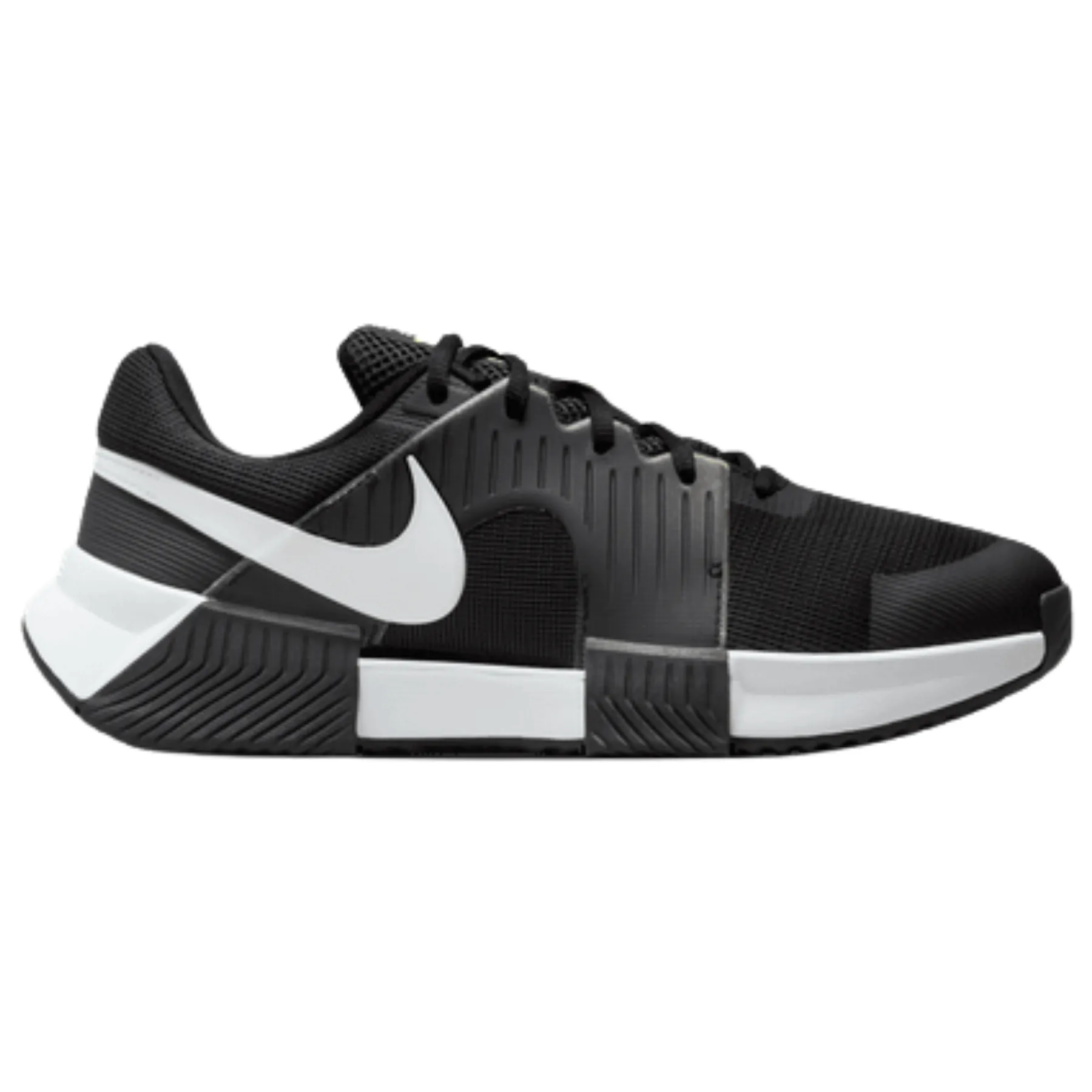 Nike Zoom GP Challenge 1 Mens Clay Court Tennis Shoes - Black/White Active Foam Fast Fit