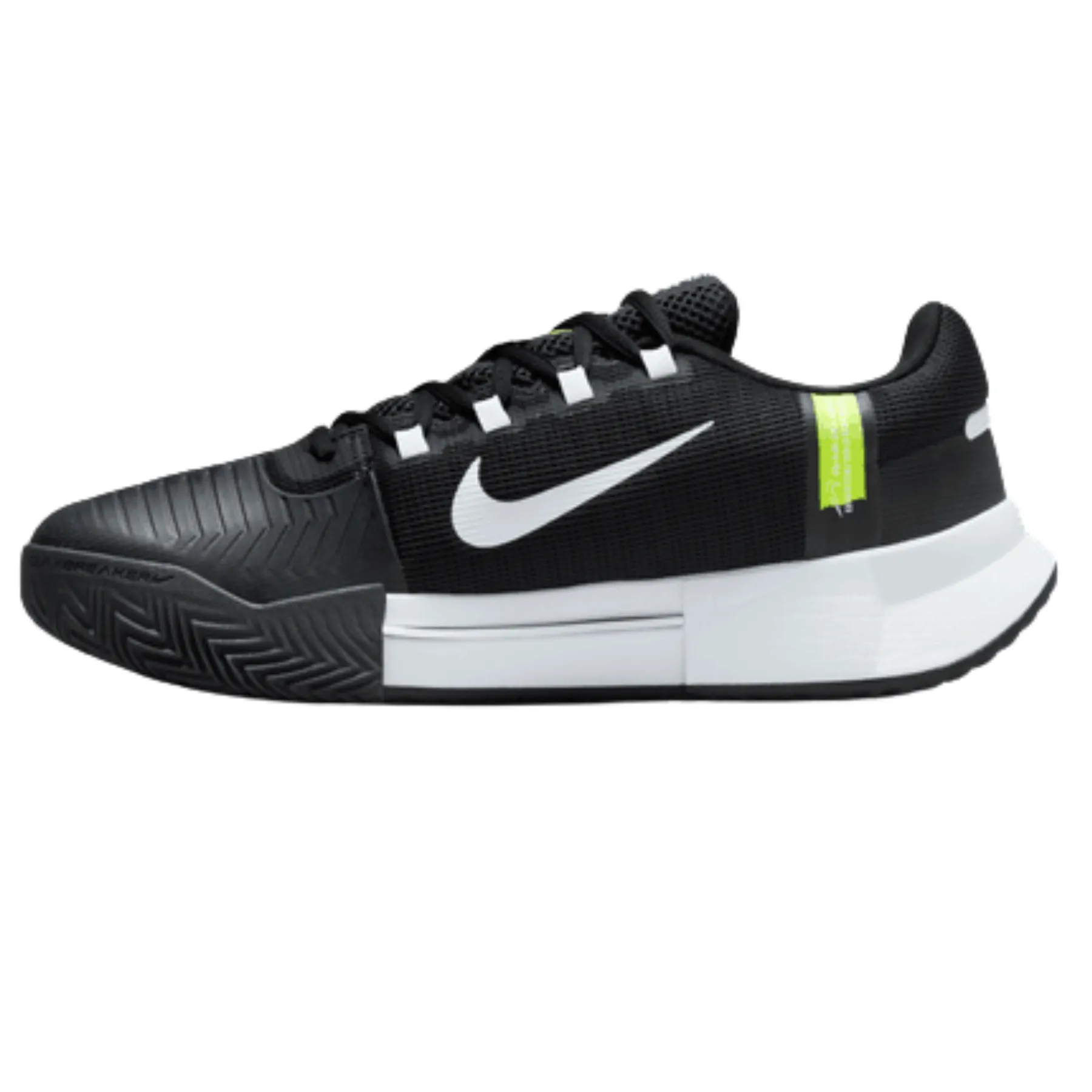 Nike Zoom GP Challenge 1 Mens Clay Court Tennis Shoes - Black/White Daily Motion Easy Walk