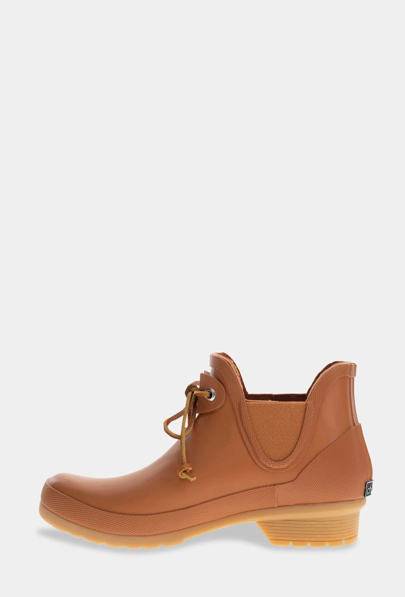 TIE CHELSEA RAIN BOOT - COGNAC City Comfort Heavy Duty Style