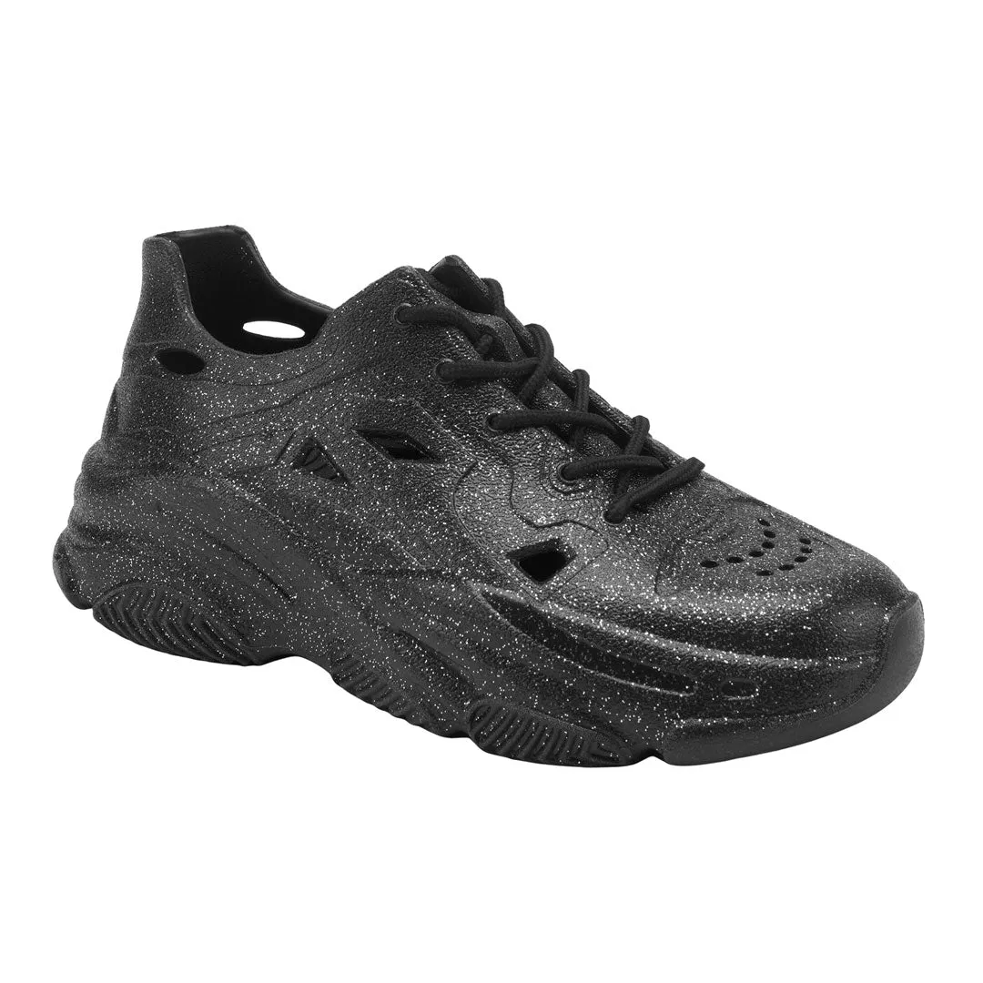 Slip-On Style Lightweight Construction Fierce Bundle - White Glitter / Black Glitter