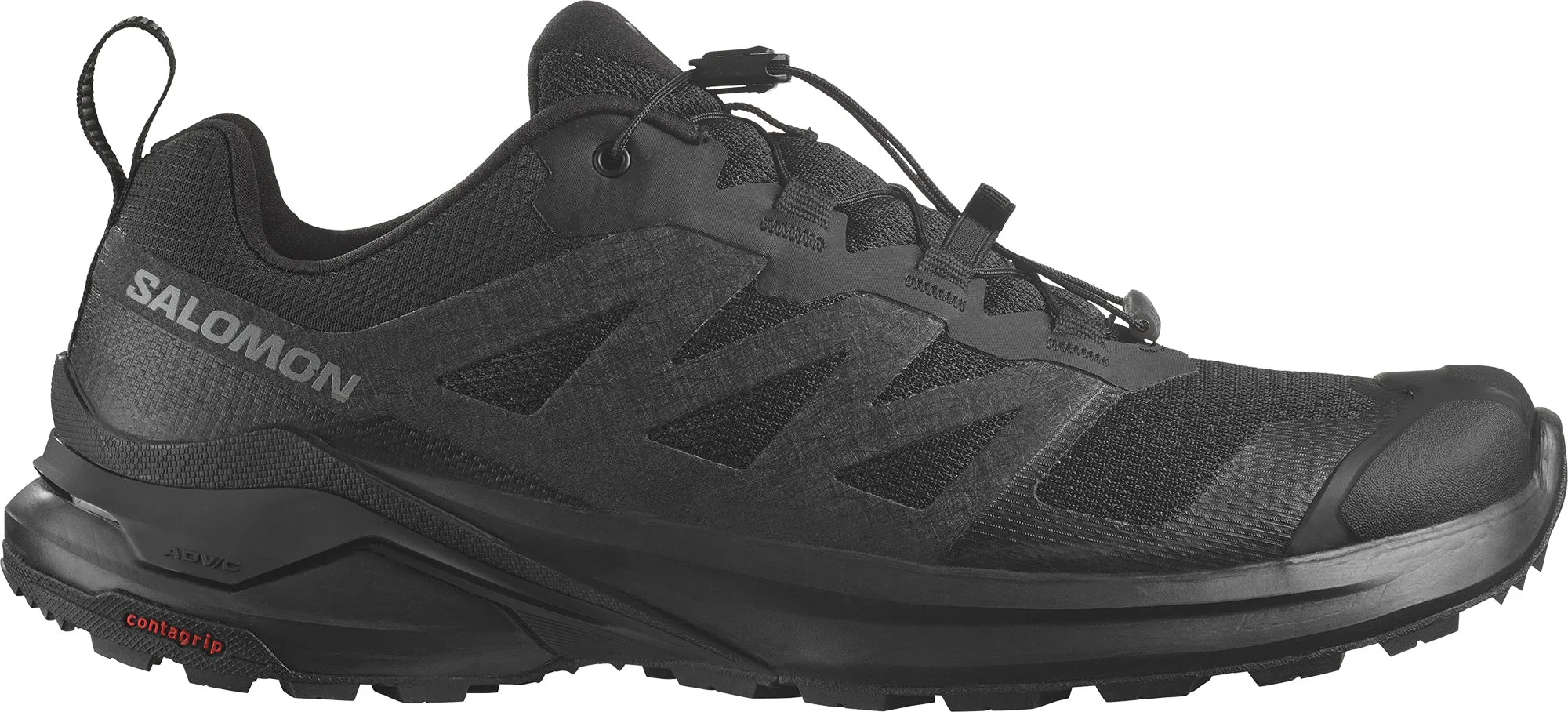 Salomon X-Adventure Mens Walking Shoes - Black Trail Focus Foot alignment