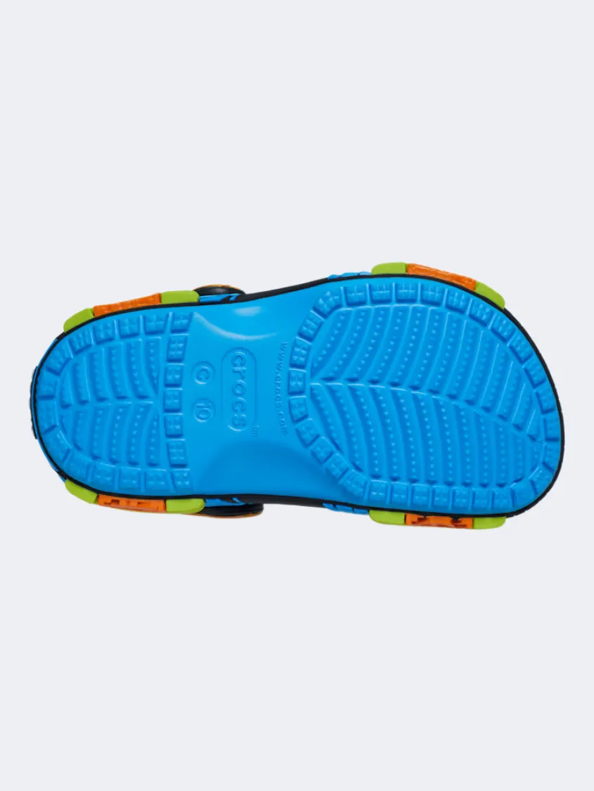 Crocs Classic IAM Monster Truck Infant Lifestyle Clog Neon Ocean Strong Step Dual Tone
