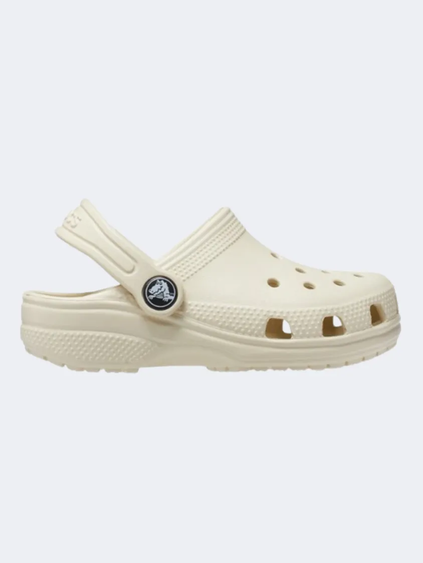 Crocs Classic Clog Infant Unisex Lifestyle Slippers Bone Removable insole