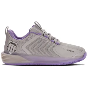 Breathable Lining Quick lace K Swiss Ultrashot 3 Women Tennis Shoes  - Rain/Purple/Moonless