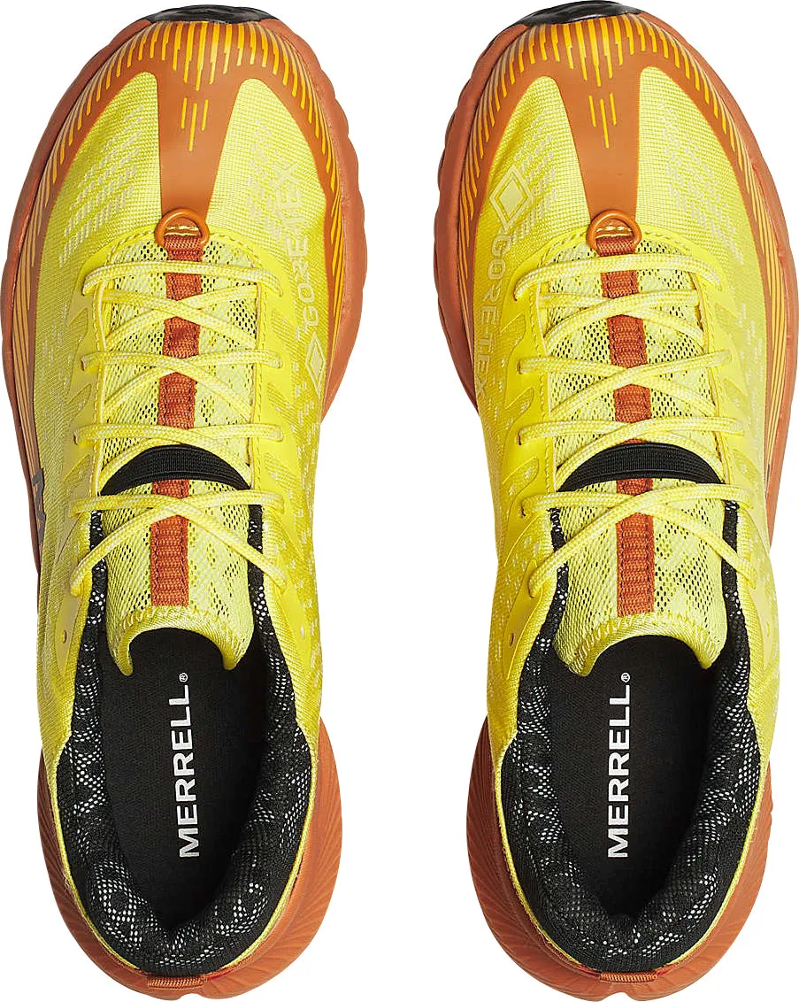 All Season Merrell Agility Peak 5 GORE-TEX Mens Trail Running Shoes - Yellow