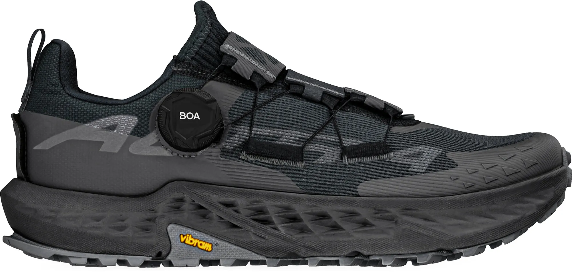 Ankle Ease Injury recovery Altra Timp 5 BOA Mens Trail Running Shoes - Black