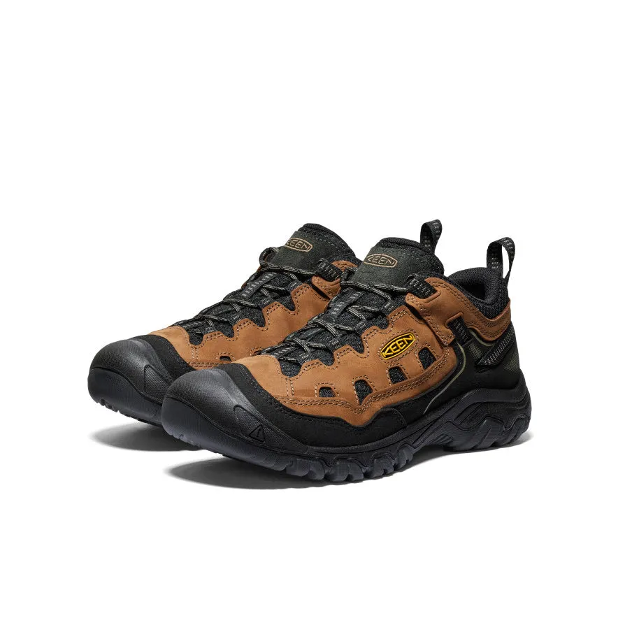 Men's Targhee IV Vented Hiking Shoe  |  Bison/Golden Yellow Tension Free