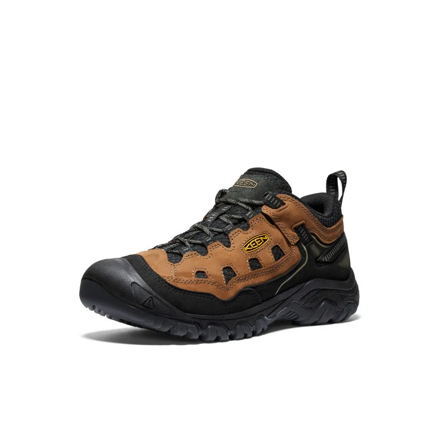 Men's Targhee IV Vented Hiking Shoe  |  Bison/Golden Yellow Heel Cushion