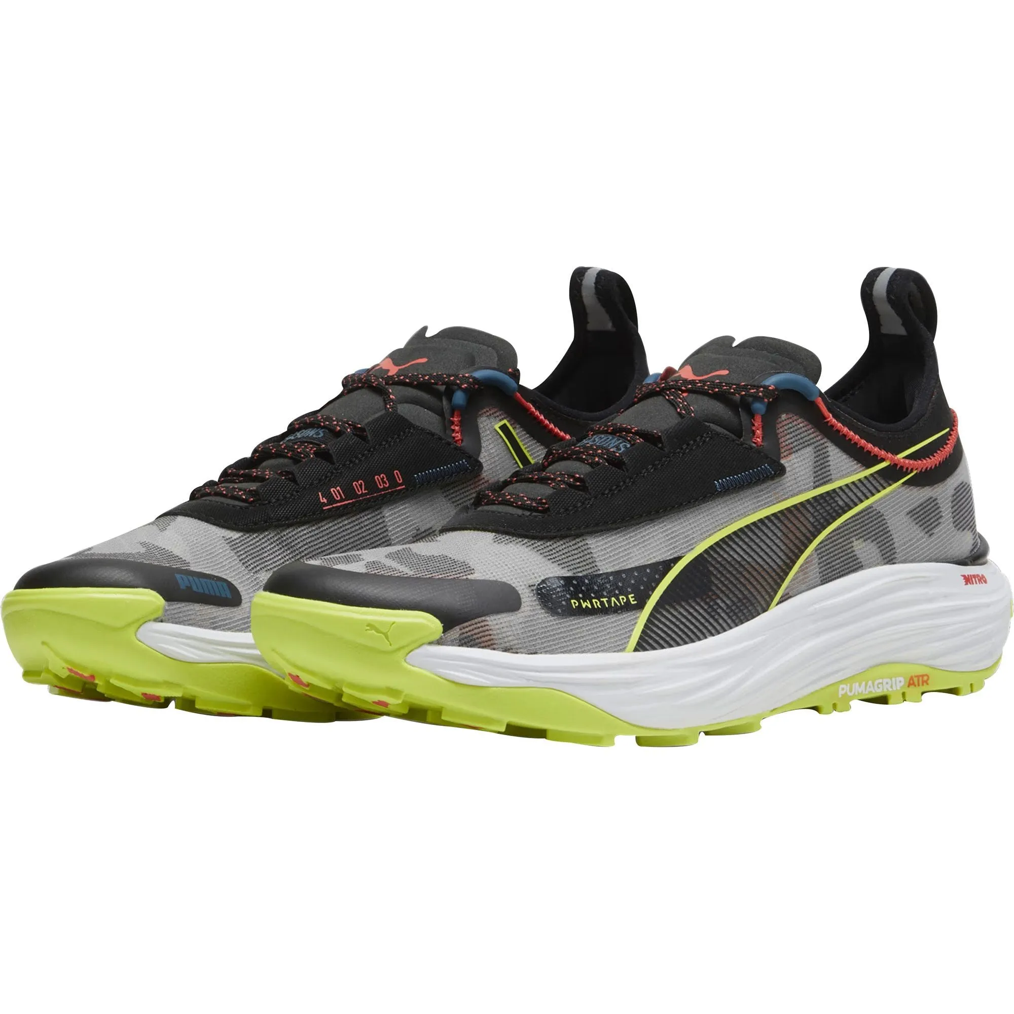 Puma Voyage Nitro 3 Mens Trail Running Shoes - Black Leg support Low friction