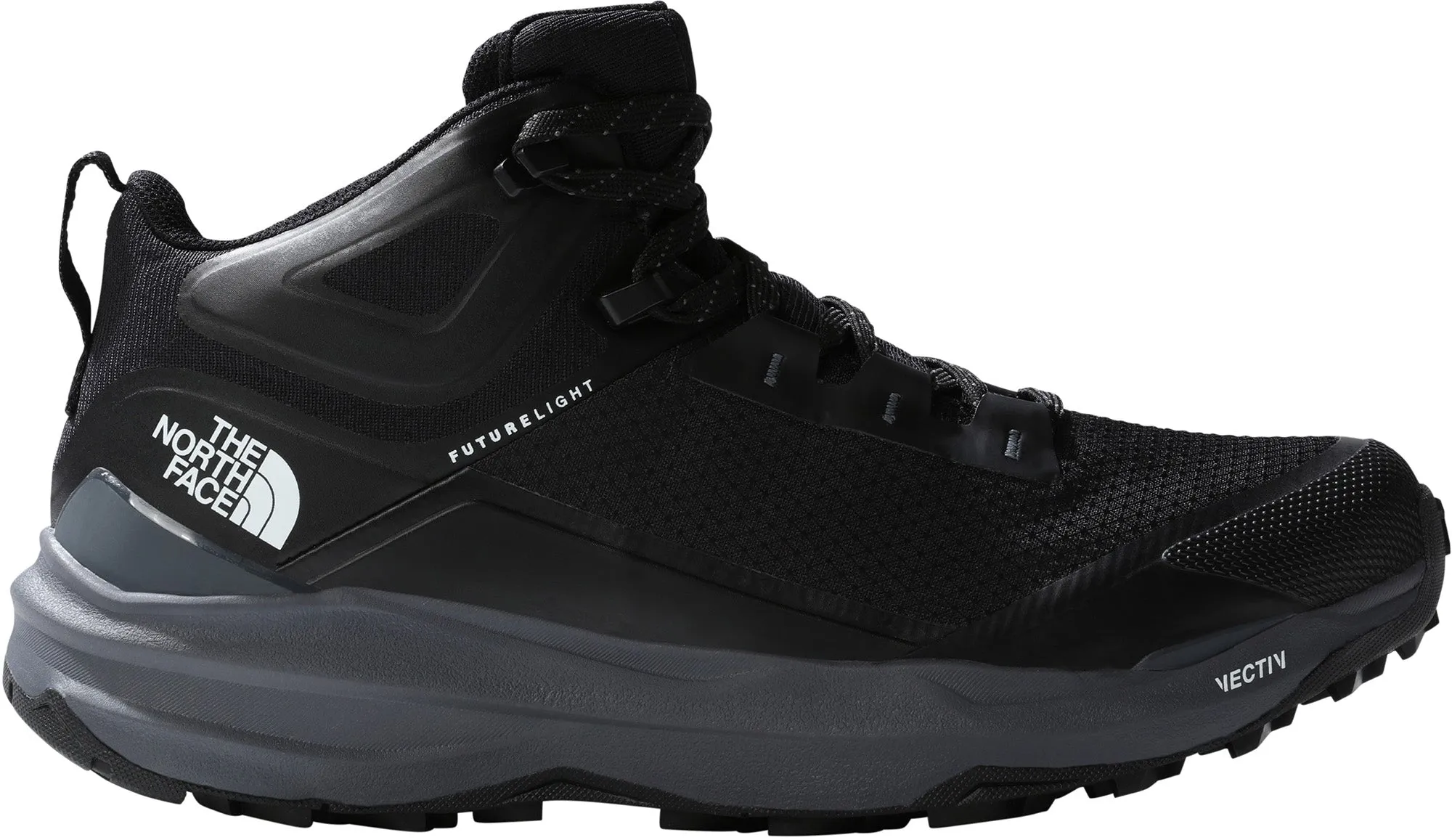 Heavy Duty Cushioning The North Face Vectiv Exploris II Mid FutureLight Mens Walking Boots - Black